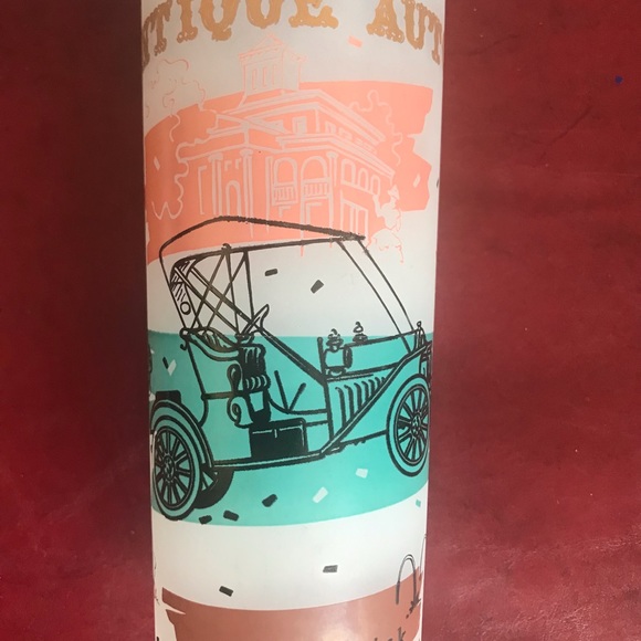 Antique car drinking glasses - Picture 6 of 9